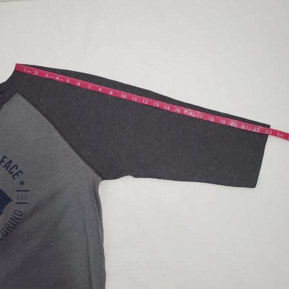 The North Face Classic Fit Never Stop Exploring 3/4 Sleeve Baseball Tee Size L/G - Picture 8 of 11